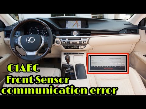 C1AEC LEXUS FRONT SENSOR COMMUNICATION ERROR ??