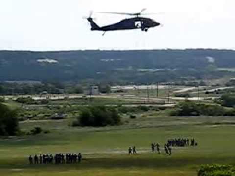Air Assault Helicopter Rappel Training - Fort Hood, Texas 22 Aug. 2013