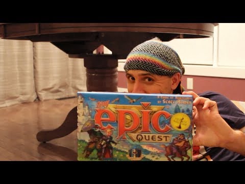 Under the Table: Review and After Thoughts of Tiny Epic Quest by Gamelyn Games 