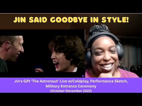 Jin's Gift 'The Astronaut' Live w/Coldplay, Performance Sketch, Entrance Ceremony Reaction