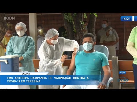 Campanha de vacinação contra Covid-19 em Teresina inicia pela FMS 19 01 2021