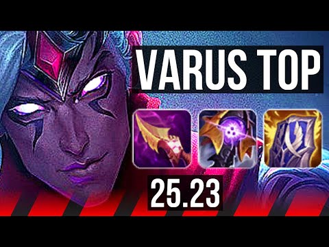 VARUS vs VOLIBEAR (TOP) | 12/3/6, Godlike | EUNE Master | 25.23