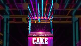 Italian Leather Sofa | Cake | 1996 | Short #short #cake