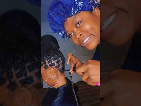 Soft locs on extra long natural hair😱🤎