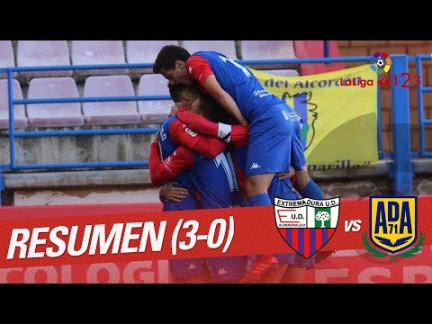 Resumen de Extremadura UD vs AD Alcorcón (3-0)