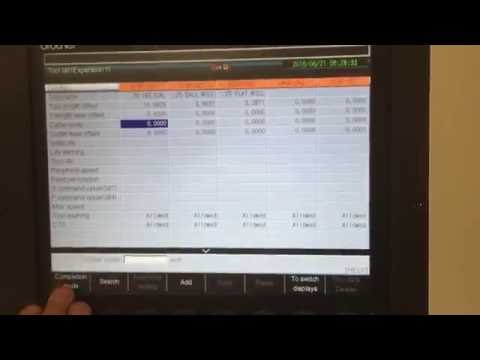 Brother Speedio Control Basics - Tool Offsets