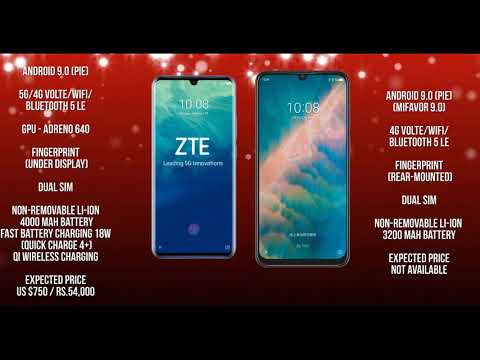 ZTE AXON 10 Pro 5G Vs ZTE Blade V10 Comparison || 2019