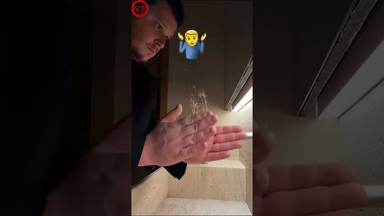 5-Star Bathroom Tap Confused Him! 😂 (@boriz_kuzin_)