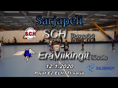Eliitti sarjapeli E2 SCH Tornadot vs EräViikingit Musta 12.1.2020