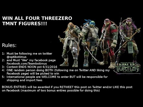 THREEZERO TMNT FIGURE GIVEAWAY!!!