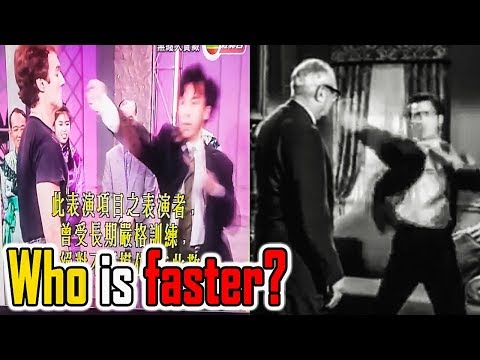 Bruce Lee vs Donnie Yen Speed Comparison - Who's faster?