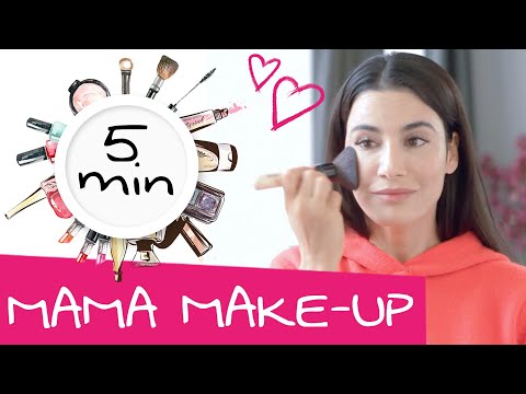 My 5-minute makeup routine for moms | When you don't have time in the morning | Mom's everyday ro...