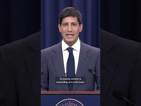 Video Thumbnail: Fed keeps rates unchanged, Warsh says US economy expanding at 'solid pace'