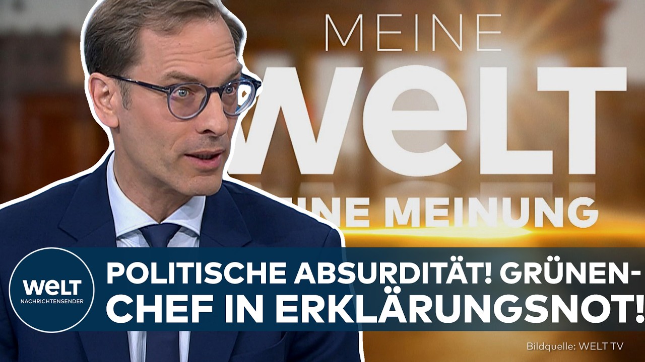 MEINUNG: Politische Absurdität! Grünen-Chef Banaszak in massiver Erklärungsnot! | Jan W. Schäfer
