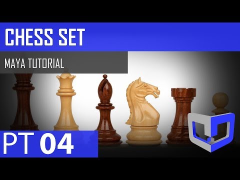 Maya 2018 Tutorial - Chess Set - Knight PT.4