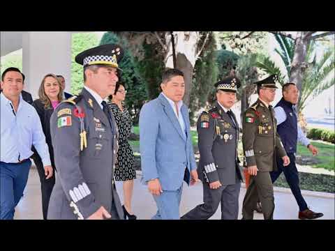 RICARDO GALLARDO PARTICIPA EN TOMA DE PROTESTA DE NUEVO COORDINADOR DE LA GUARDIA NACIONAL EN EL EST