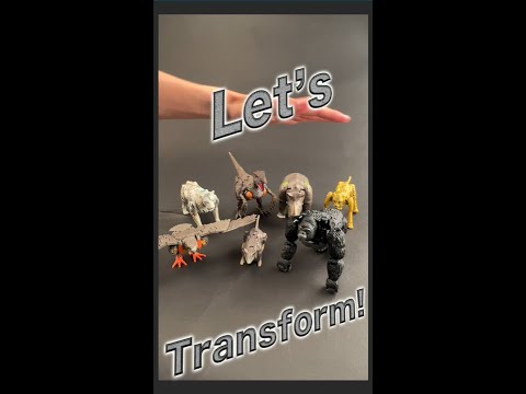 【トランスフォーマー公式】ビースト戦士集結！　#shorts