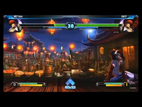 EVO 2014  Top 8 Losers Finals MCZ Tokido vs LDA ET King of fighters 13