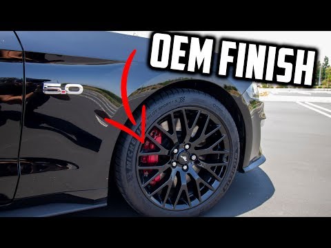 HOW TO PAINT BRAKE CALIPERS for $50 on 2019 Mustang GT!