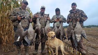 Larry Smith Outdoors - Goose Hunting and White Bass on the Wolf River