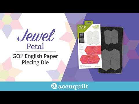 Cut Fabric for Your Next EPP Jewel Petal Quilt in Seconds