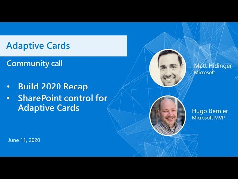 Adaptive Cards community call June 2020