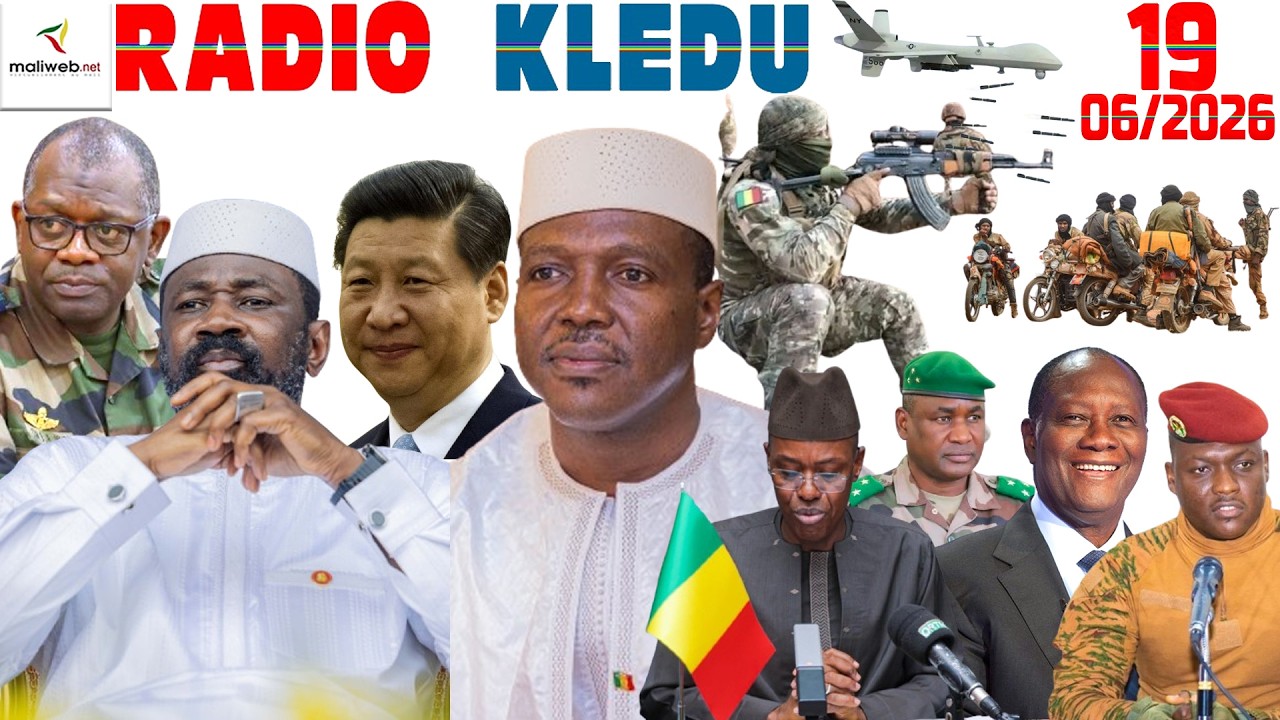 La Revue de Presse de la RADIO KLEDU du 19 Juin 2026