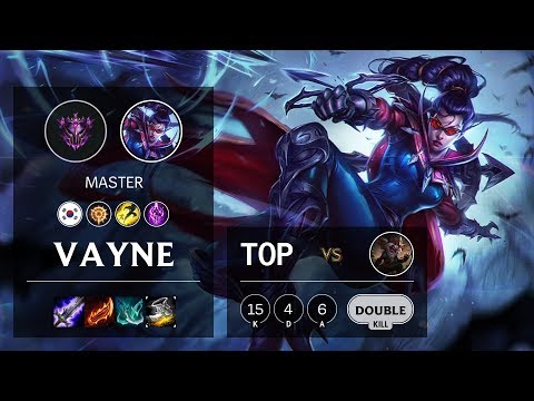 Vayne Top vs Kled - KR Master Patch 10.9