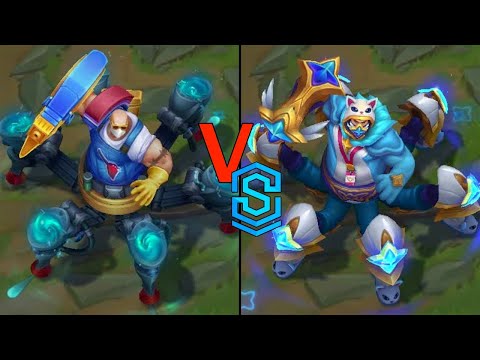 Pajama Guardian Cosplay VS Urgot the Clogfather