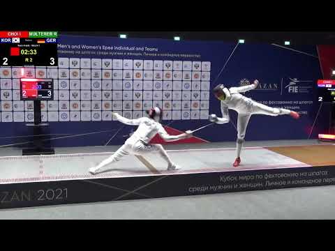 Kazan 2021 SWE - L4 - Choi KOR v Multerer GER