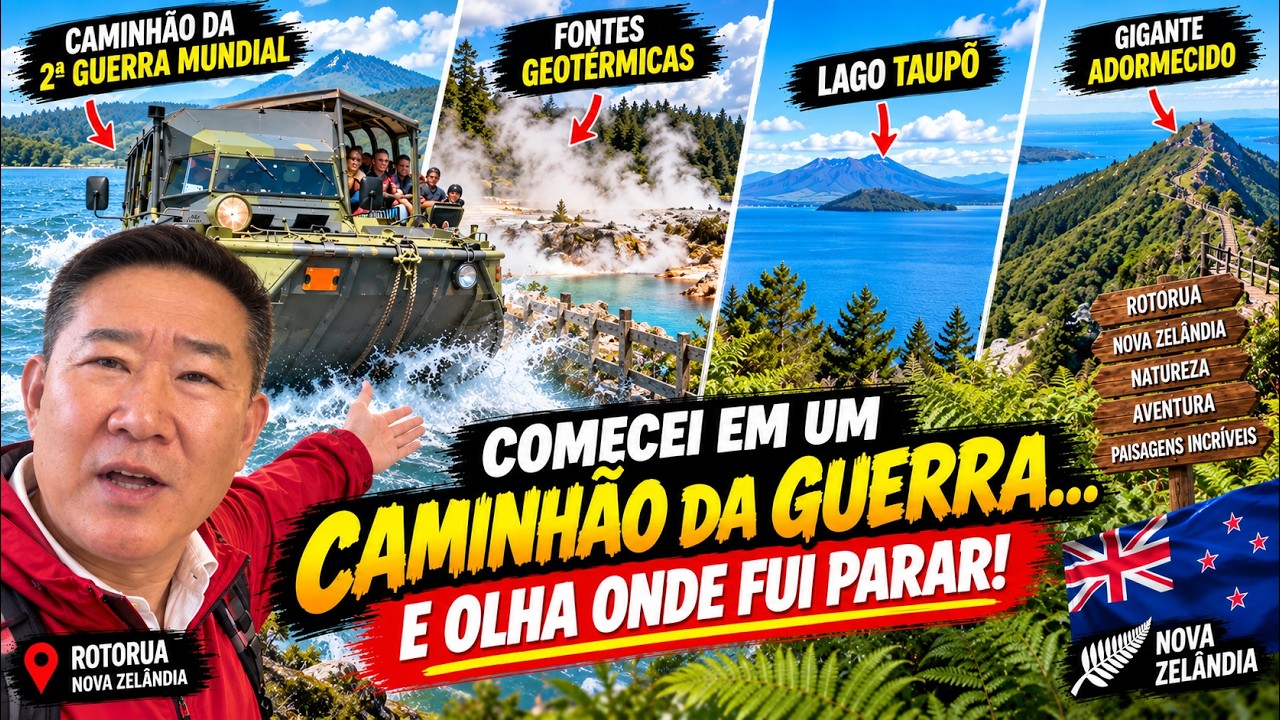 UM CAMINHÃO DA 2ª GUERRA, VULCÕES E UM GIGANTE ADORMECIDO! | Peter Liu