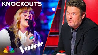 Kylee Dayne&#39;s Stunning Performance of Eric Carmen&#39;s &quot;All By Myself&quot; | The Voice Knockouts | NBC