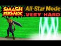 Smash Remix All Star Mode Gameplay With Cloud VERY HARD
