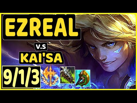LUGER (EZREAL) vs KAI'SA - 9/1/3 KDA BOTTOM ADC CHALLENGER GAMEPLAY - EUW