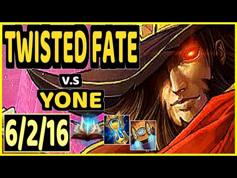 XICO (TWISTED FATE) vs YONE - 6/2/16 KDA MID GAMEPLAY - EUW Ranked GRANDMASTER