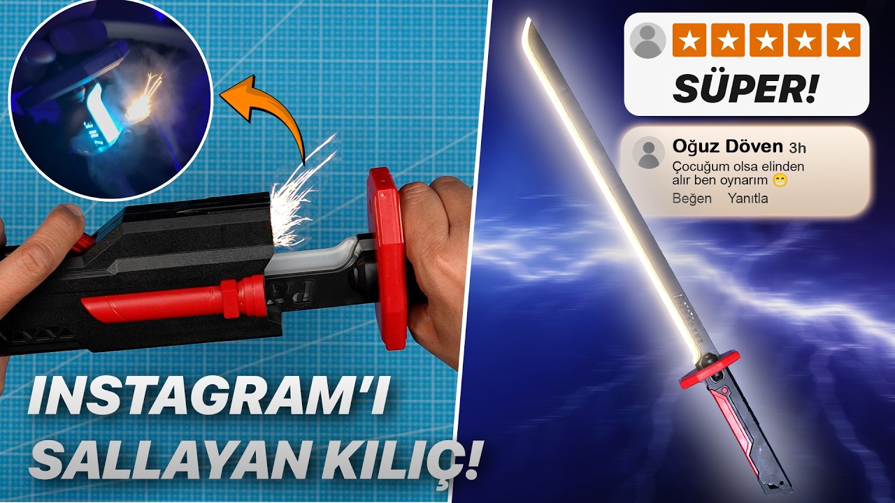 HERKESİN HAYRAN OLDUĞU INSTAGRAM'da SATILAN MEŞHUR OYUNCAK KILIÇ İNCELEMESİ!