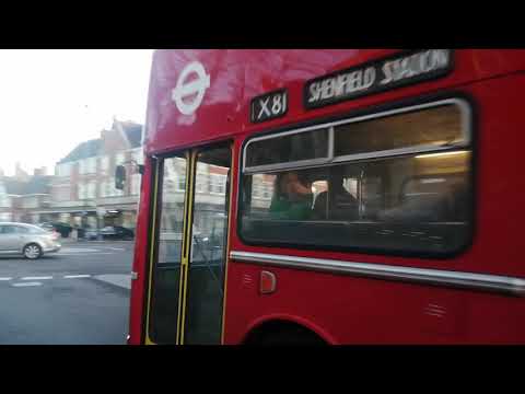 Scania B111DH MCW Metropolitan KJD260P MD60 Ensignbus Heritage Fleet on Route X81 to Shenfield Stn