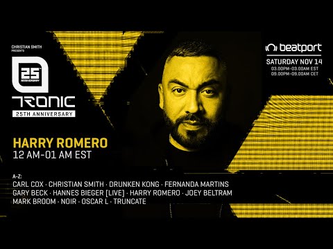 Harry Romero DJ set - Tronic 25th Anniversary | @Beatport Live