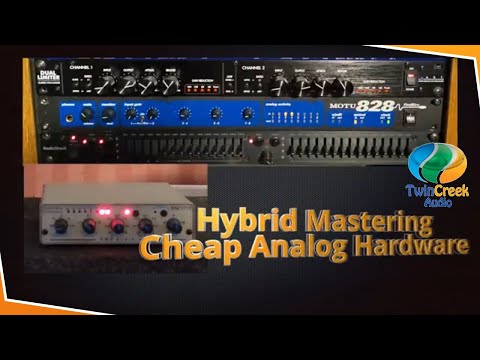 Hybrid Mastering with Cheap Analog Hardware