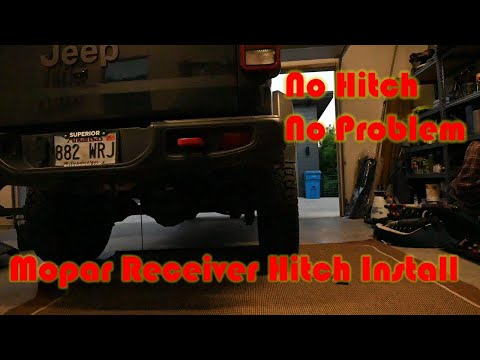 MOPAR receiver hitch Gladiator Install