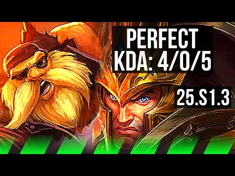 GRAGAS vs JARVAN IV (JGL) | 1000+ games | EUW Master | 25.S1.3