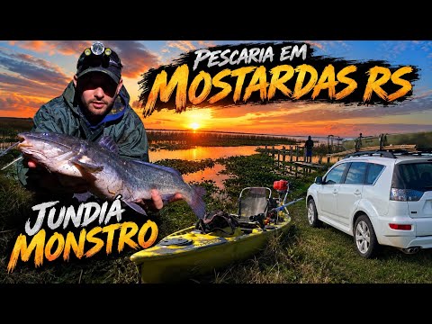 A NOITE QUE OS PEIXES GRANDES APARECEM | PESCA NO VALO - MOSTARDAS RS
