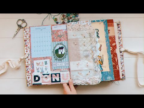 junk journal with me  process video ideas tips