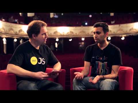 dotJS 2013 Interview of Addy Osmani by Alexis Moussine Pouchkine
