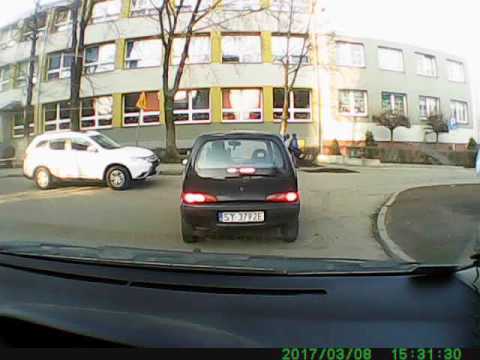 jazda przed Szkołą Podstawową Nr 51 w Bytomiu