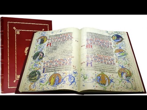 🇩🇪 🔥Martyrologium von Usuardus (Prag, c.1400) - Mittelalterliches illuminiertes Manuskript 🔥