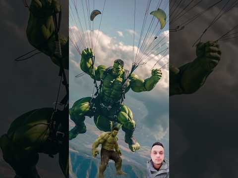 🎈Superhero but Paragliding🎈  #trending #spiderman #avenger #marvel #shorts #viral #video