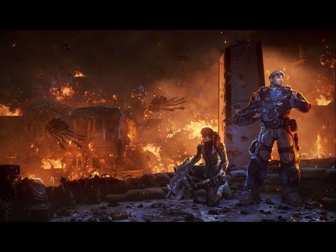 Gears of War: Judgment Multiplayer - RELEASE DAY Overrun Splitscreen Co-op [HD] Gameplay - 1st Match