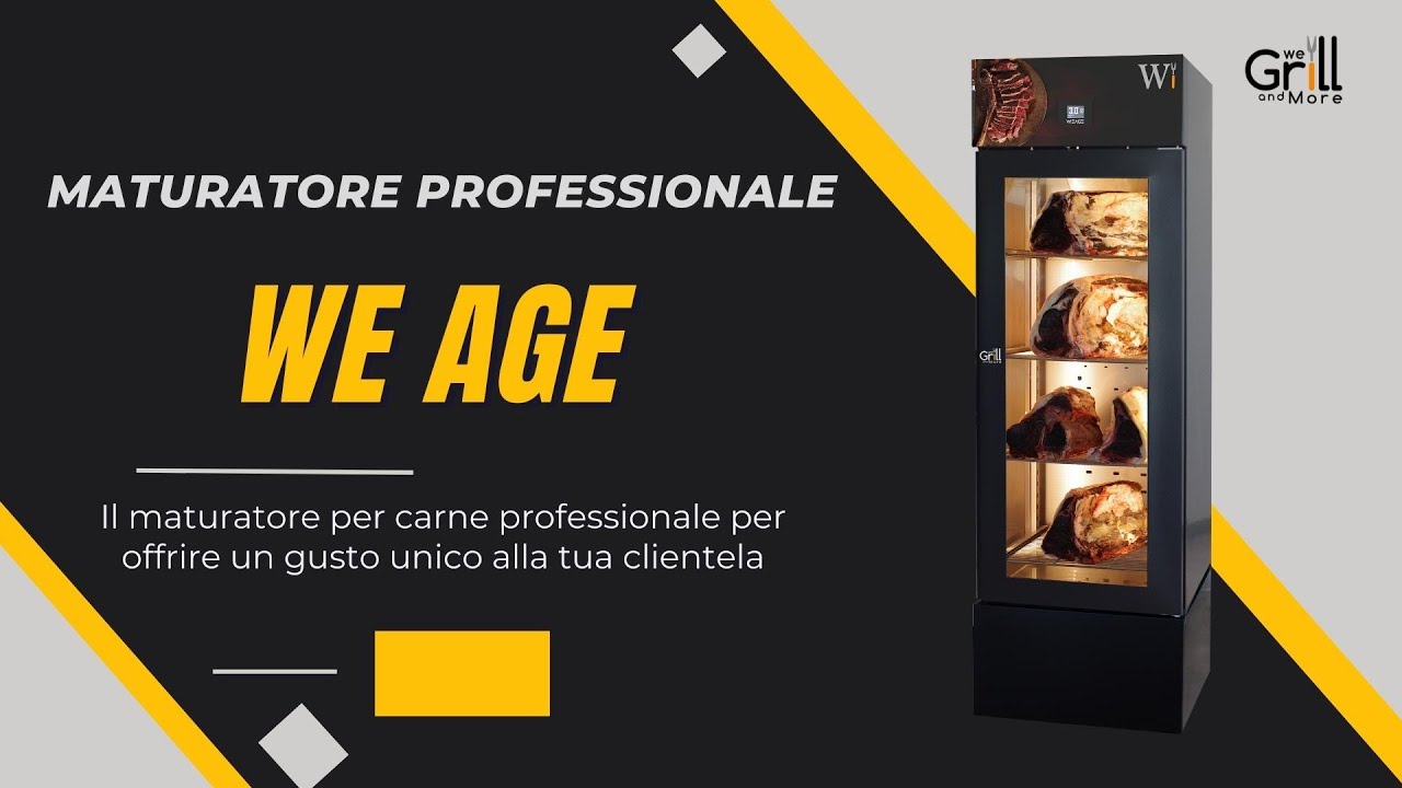 Frollatura della carne professionale – MATURATORE WE AGE Sub Ita