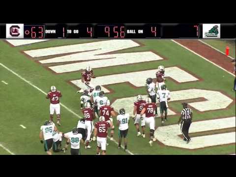 2013 USC vs Coastal Carolina - Brandon Wilds 4 Yd TD Run